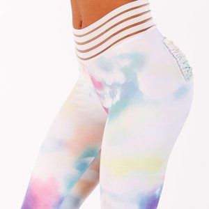 NWOT Women's Tie-Dye High-Waist Leggings